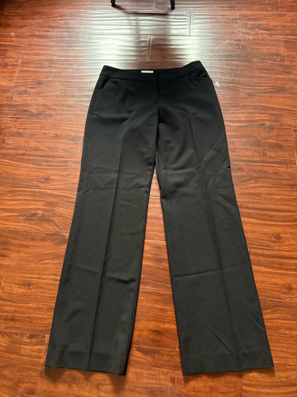 Tahari Black Tailored Trousers